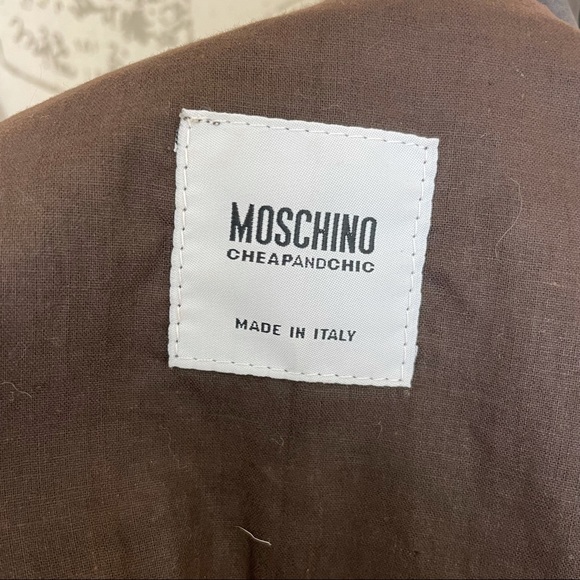 Moschino Cheap and Chic Leather Studded Jacket - Picture 12 of 16